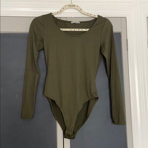 Olive Green Bodysuit